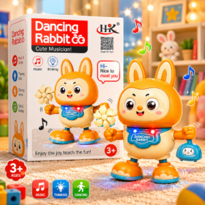 Dancing Musical Rabbit – Light, Sound & Moving Action Bunny