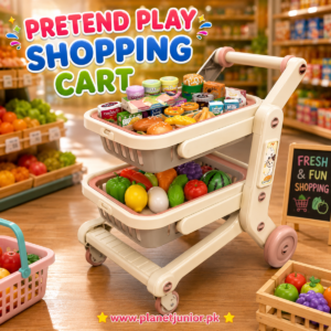 Pretend Play Shopping Cart Grocery Trolley for Kids