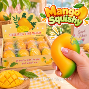 🥭 Mango Squishy Stress Relief Fruit | 1 Pc