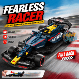 1:14 Fearless Racer Pull-Back F1 Style Legos Car