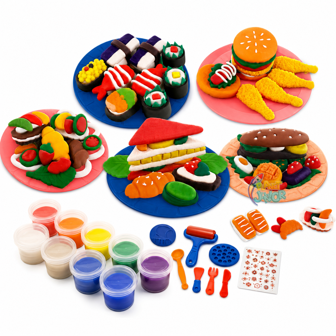 Tasty Food Magic Dough Creative Play Set - Image 4