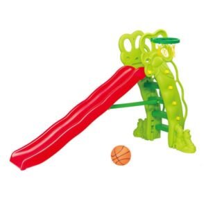 2 in 1 Slide and Basketball Hoop Playset