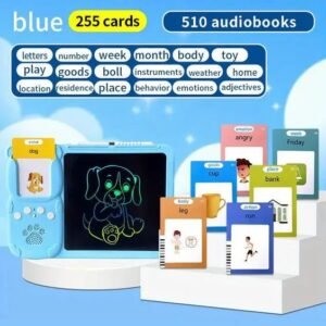 2 in 1 Talking Flash Cards with LCD Writing Board - Learn Words & Practice Writing