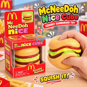 McDonald's Burger Squishy | 1 Pc– Super Squeeze Sensory & Fidget Squishy