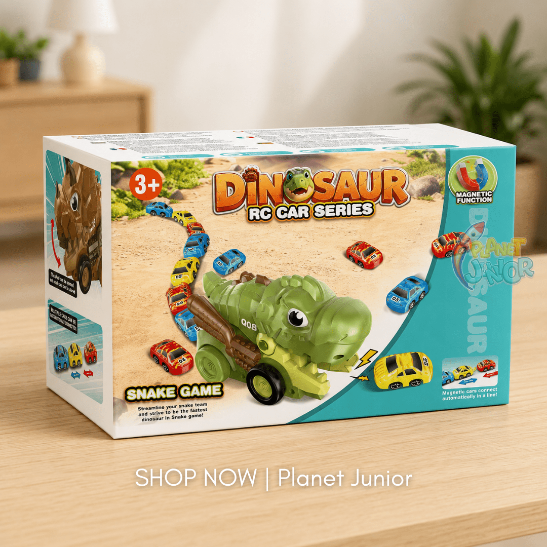 Rechargeable RC Dinosaur Car with Snake-Style Chasing Game - Image 4