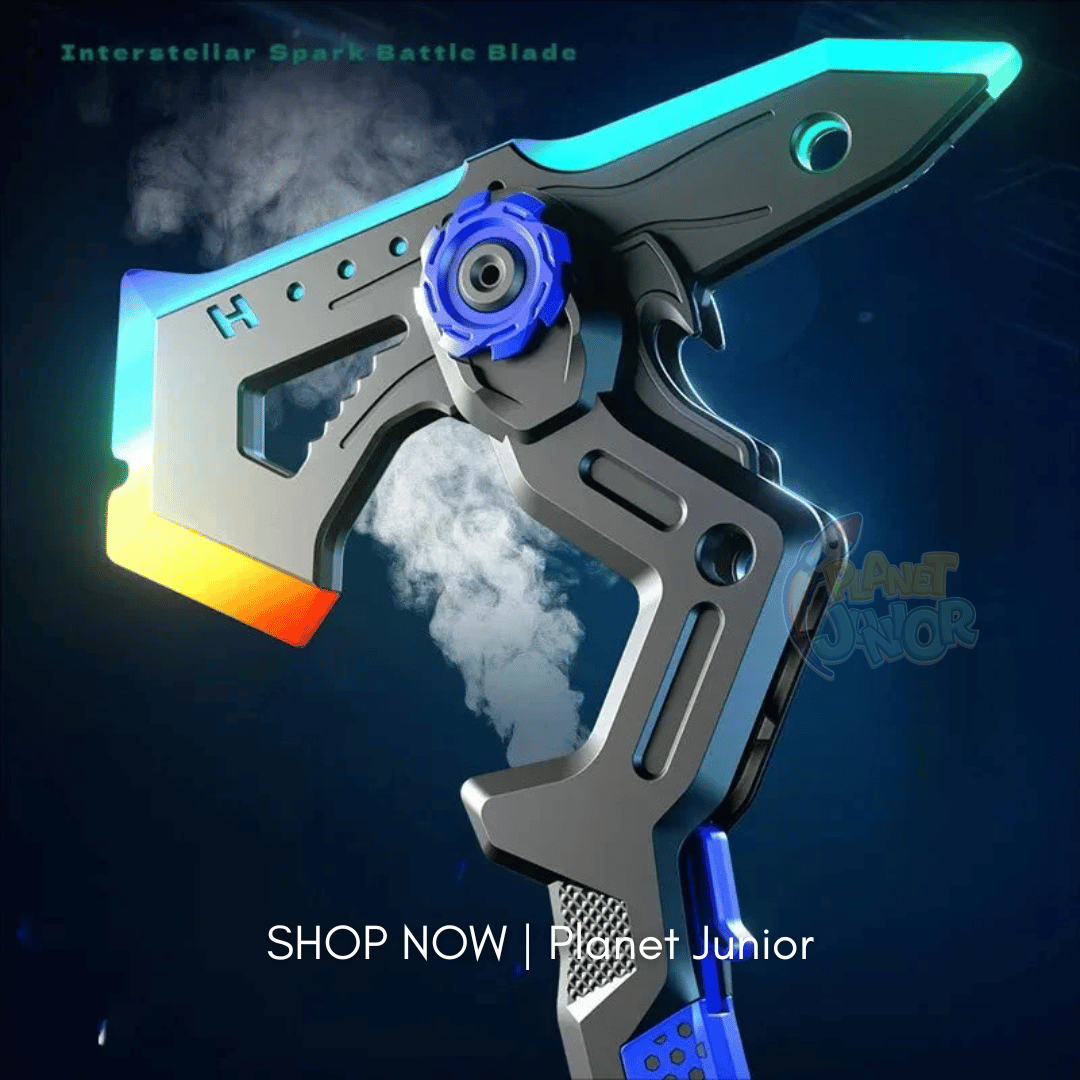 2 in 1 LED Transforming Sword Axe with Spray Mist & Sound - Image 3