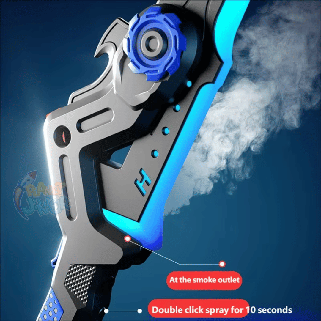 2 in 1 LED Transforming Sword Axe with Spray Mist & Sound - Image 2