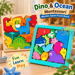 Wooden Animals Block Arrangement Game for Kids
