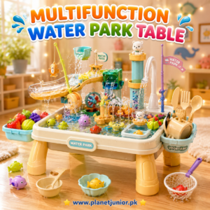 Water Park Fishing Activity Table Sink for Kids