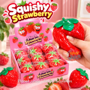 🍓 Squishy Strawberry Stress Relief Fidget | 1 Pc