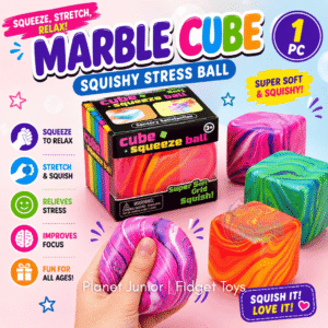 Squishy Ice Cube Stress Cube – Slow-Rising Sensory Fidget Toy | 1 Pcs