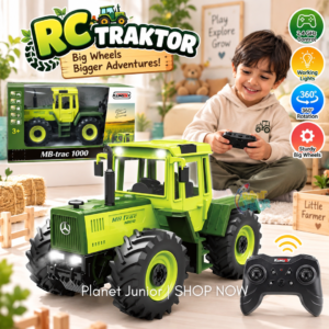 🚜 1:24 Mercedes-Benz 2.4GHz RC Farm Tractor & with LED Lights & Auto Demo