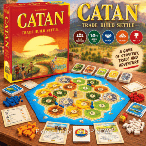 🎲 CATAN Board Game – Trade, Build & Settle Strategy Game