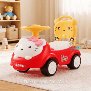 Hello Kitty Kids Ride-On Push Car with Music