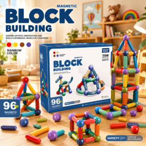 STEM Magnetic Building Blocks | 96 Pcs
