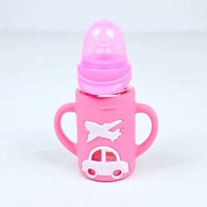Baby Glass Feeder with Soft Silicone Teat | 240ml