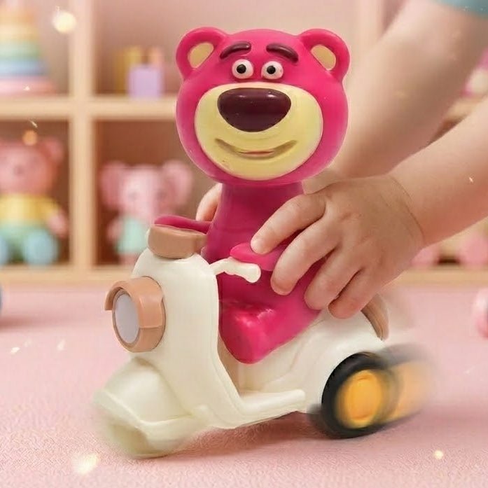 Cute Bear Push Scooter – Friction Powered Ride-On Mini Car - Image 4