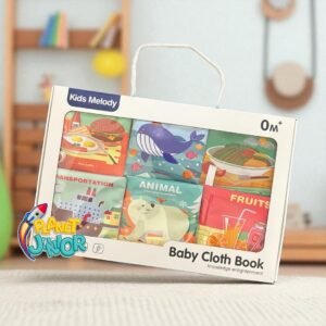 Early Educational Baby Crinkle Cloth Books | Set of 6 Books