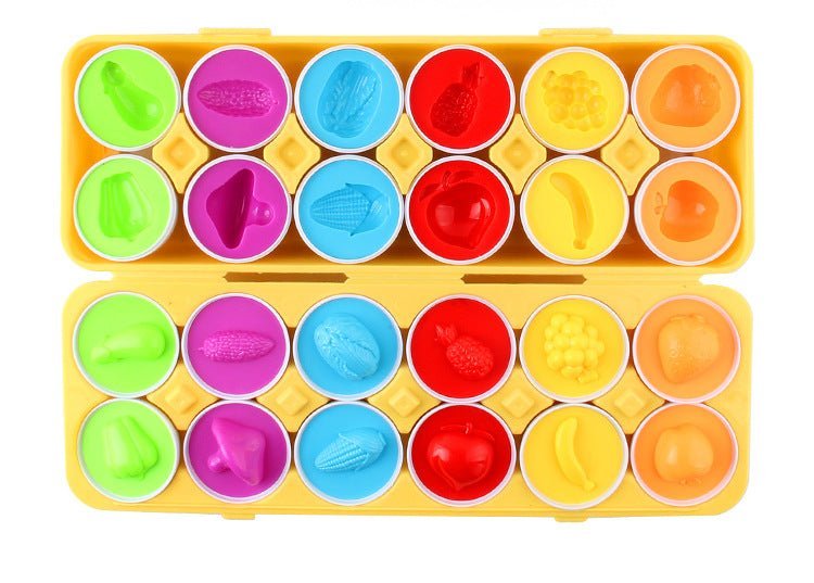 Educational Shape Matching Eggs – 6 Shapes Learning Set for Toddlers - Image 4