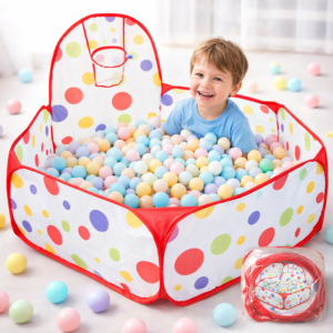 Polka Dot Ball Pit Tent for Kids – Indoor Play &  Activity Zone