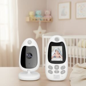 Smart Baby Video Monitor – HD Camera, Secure Audio & Long-Range Signal