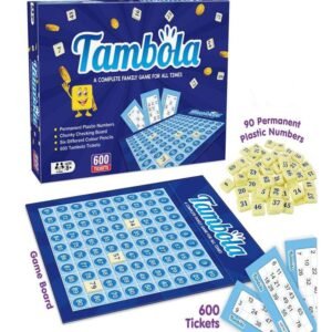 Tambola Family Board Game Set with 600 Lotto Tickets & Number Board